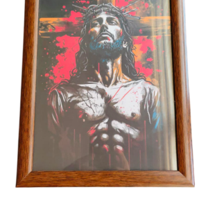 İSA MESİH TABLOSU 25 X 33 DEKORATİF ÇERÇEVE 